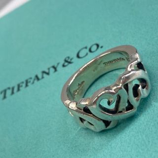 ティファニー(Tiffany & Co.)のティファニー　リング　指輪　トリプル　ラビングハート　SV925(リング(指輪))