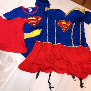 スーパーマン　親子　コスプレ(衣装一式)