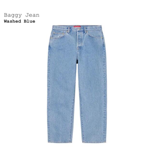 Supreme(シュプリーム)のsupreme baggy jean 22F/W 30 バギー メンズのパンツ(デニム/ジーンズ)の商品写真