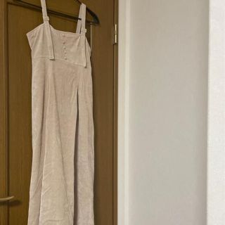 ダブルクローゼット(w closet)の【W CLOSET】コーデュロイマキシ丈ワンピース(ロングワンピース/マキシワンピース)