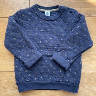 プチバトー(PETIT BATEAU)のプチバトー　スウェット24m（紺）86cm(トレーナー)