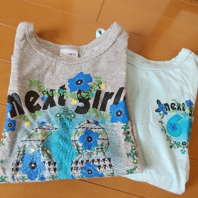 NEXT(ネクスト)のまとめ売り！next 長袖カットソー 2枚セット キッズ/ベビー/マタニティのキッズ服女の子用(90cm~)(Tシャツ/カットソー)の商品写真