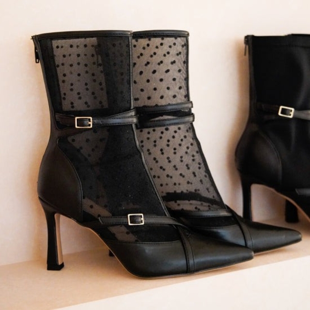 Double Belt Ankle Boots