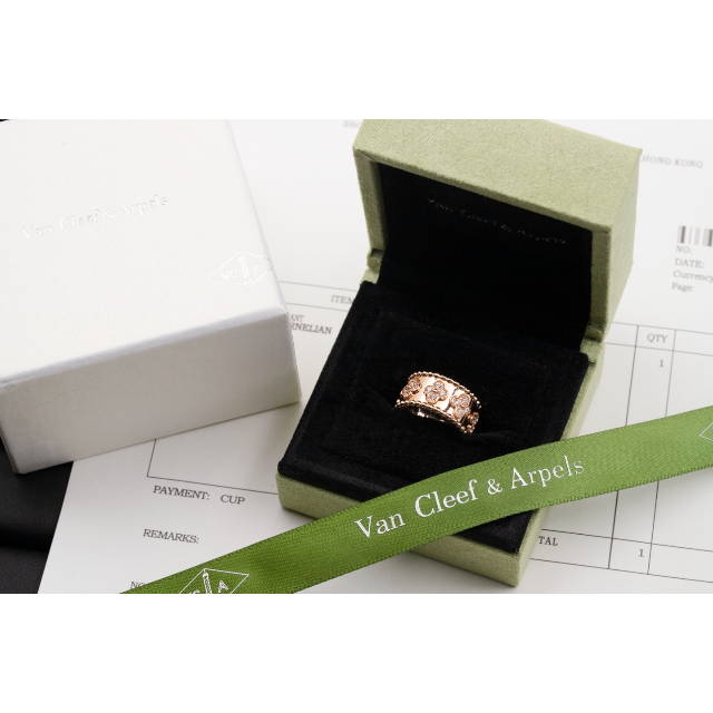 超美品 Vancleef & Arpels ヴァンクリークアーペル万華鏡リング