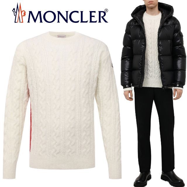 大きな取引 アルパカ混合 クルーネック MONCLER 33 - MONCLER セーター