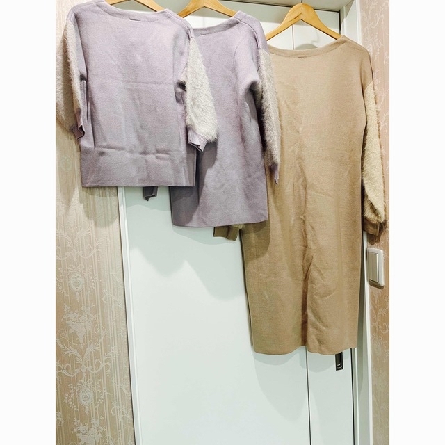 ドルチーナ　新品　ロングカーディガン キッズとママのセット キッズ/ベビー/マタニティのキッズ服女の子用(90cm~)(カーディガン)の商品写真