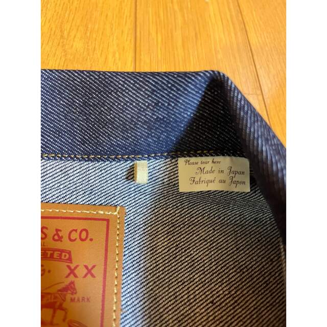 Levi's(リーバイス)の新品　Tバック サイズ46 Levi's リーバイスLVC 506xx 1936 メンズのジャケット/アウター(Gジャン/デニムジャケット)の商品写真