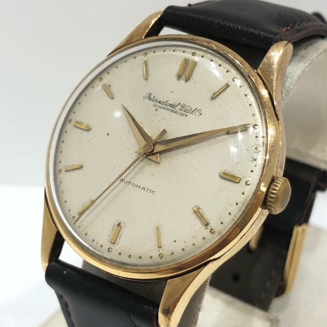 お得定番人気 時計 IWC 腕時計 純金 シャフハウゼン アンティーク