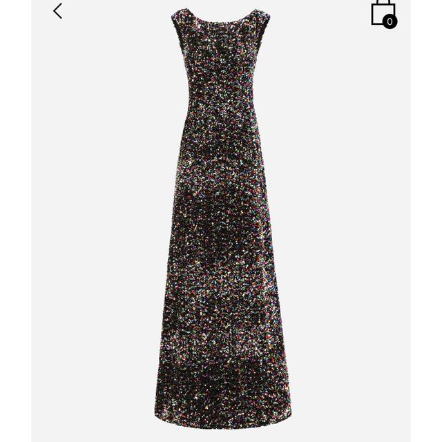 新品未使用】Dolce&Gabbana マルチカラースパンコールロングドレス