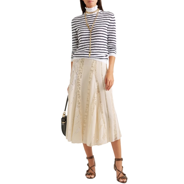 □CHLOE/クロエ□Aラインのミディスカート□ - www.jsl.com.br