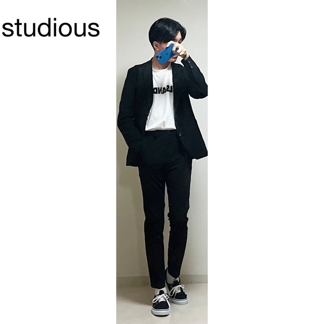 studious set up suits black