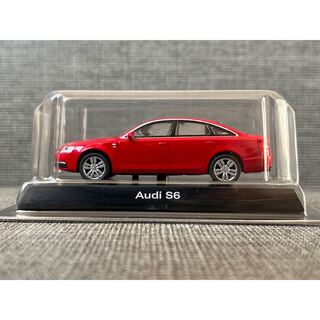 アウディ(AUDI)の1/64 京商 Audi アウディミニカーコレクション S6 レッド(ミニカー)