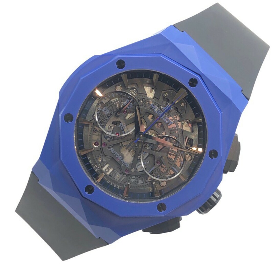 HUBLOT(ウブロ)のウブロ HUBLOT クラシックフュージョン アエロ フュージョン オーリンスキー ブルーセラミック 525.EX.0179.RX.ORL18 セラミック/ラバーストラップ 自動巻き メンズ 腕時計 メンズの時計(その他)の商品写真