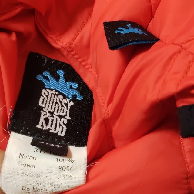 STUSSY - STUSSYワッペン赤リバーシブル紺色ダウンジャケットS STUSSY - STUSSYワッペン赤リバーシブル紺色ダウンジャケットS