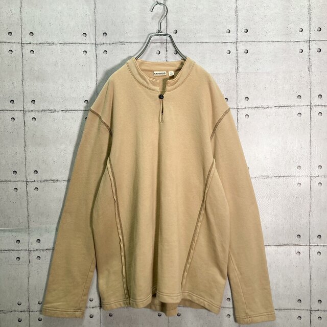 ART VINTAGE(アートヴィンテージ)の【US古着】VINTAGE スリットネック デザイン スウェットシャツ 希少 メンズのトップス(スウェット)の商品写真