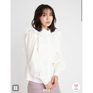 ビッグカラー オフショルダー ブラウス♡6ホワイト スナイデル zara好