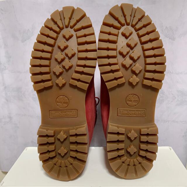 Timberland(ティンバーランド)の【美品・送料無料】レッドTimberland ティンバーランド メンズの靴/シューズ(ブーツ)の商品写真
