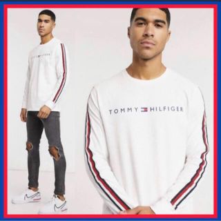 トミーヒルフィガー(TOMMY HILFIGER)のロンT トミー TOMMY ロゴ ロング スリーブ Tシャツ 日本未入荷US/S(Tシャツ/カットソー(七分/長袖))