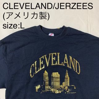 ジャージーズ(JERZEES)のCLEVELAND/JERZEESビンテージスウェットシャツ(アメリカ製)(スウェット)