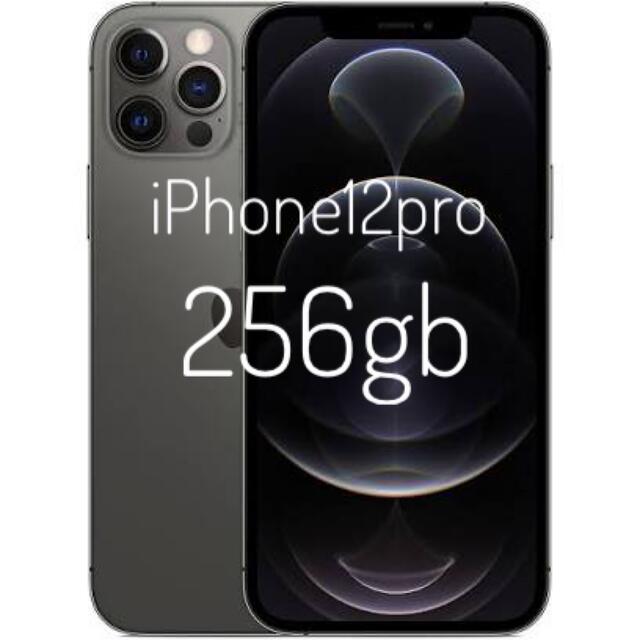 iPhone - iPhone 12 pro グラファイト 256 GB SIMフリー