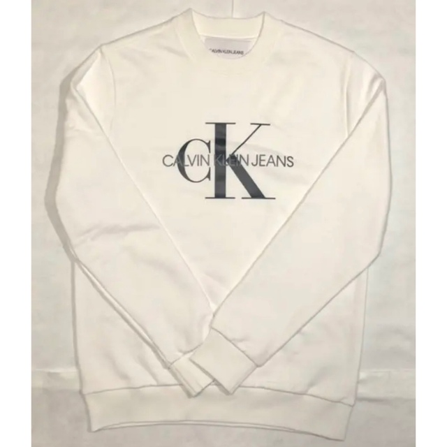 Calvin Klein(カルバンクライン)のスウェット トレーナー カルバンクライン CK ロゴ US/Sサイズ メンズのトップス(スウェット)の商品写真