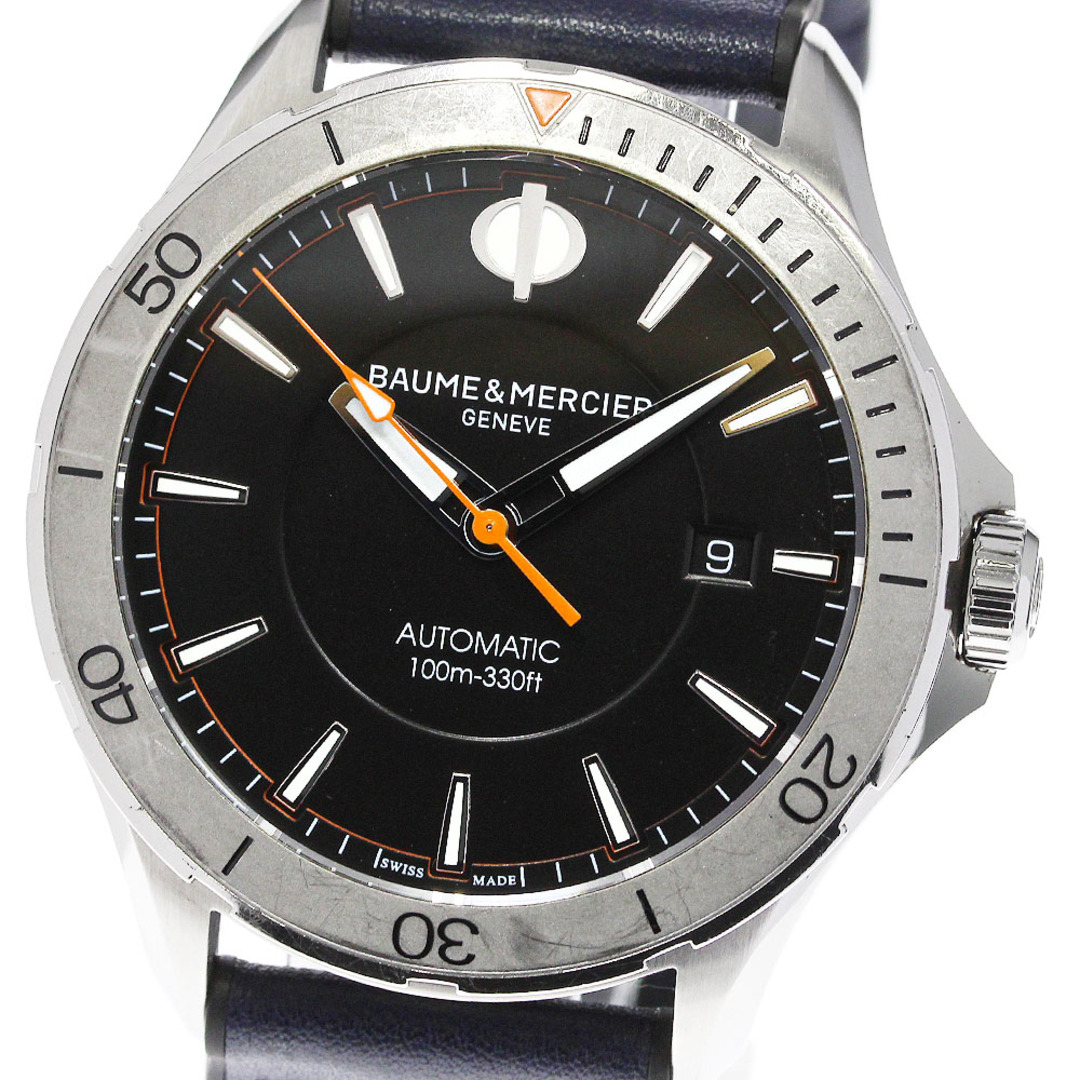 【Baume & Mercier】ボーム＆メルシェ クリフトン クラブ デイト MOA10338 自動巻き メンズ_711008【ev20】