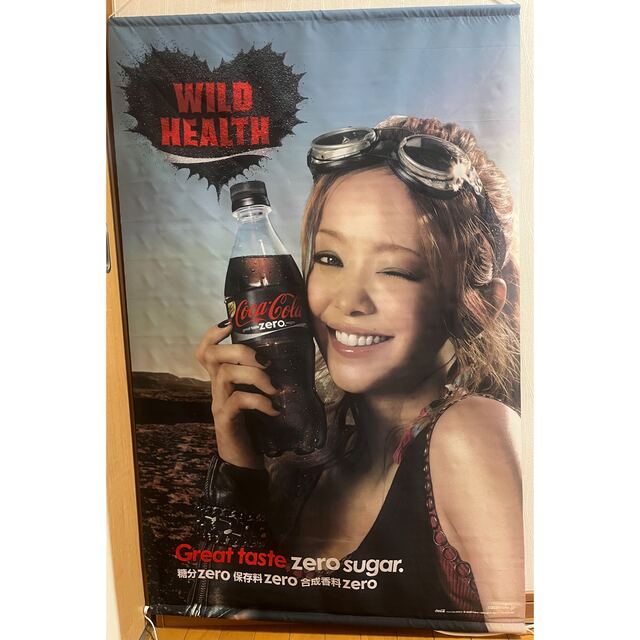 再×14入荷 安室奈美恵 非売品 コカコーラゼロ タペストリー ポスター