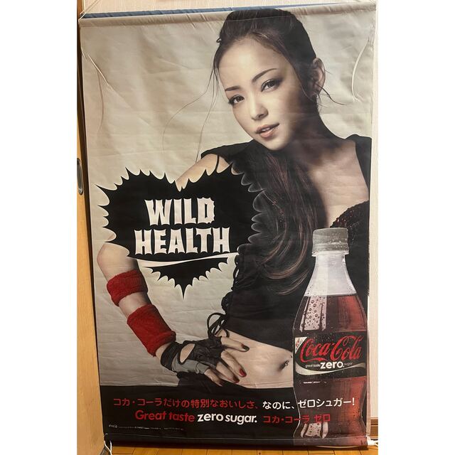 再×14入荷 安室奈美恵 非売品 コカコーラゼロ タペストリー ポスター