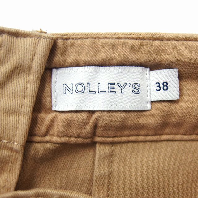 NOLLEY'S(ノーリーズ)のノーリーズ Nolley's チノパン テーパード 無地 コットン 綿 38 レディースのパンツ(チノパン)の商品写真