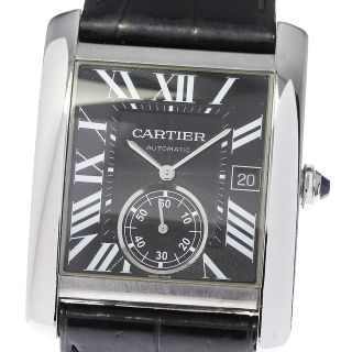 カルティエ(Cartier)のベルト訳あり☆★箱・保証書付き【CARTIER】カルティエ タンクMC LM デイト スモールセコンド W5330004 自動巻き メンズ_710735【ev10】(腕時計(アナログ))