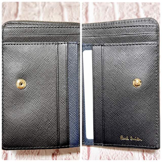 Paul Smith(ポールスミス)の【新品 未使用】ポールスミス ２つ折り財布 ポールドローイング 黒 メンズのファッション小物(折り財布)の商品写真