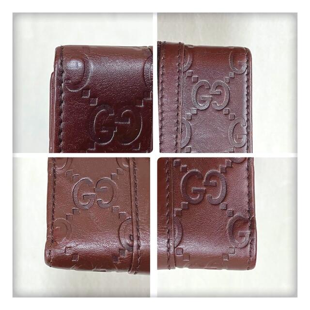 Gucci(グッチ)のGUCCI グッチ シマ 二つ折り 財布 ブラウン 系 ベロア レディースのファッション小物(財布)の商品写真