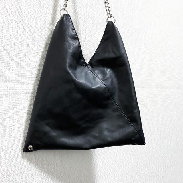 MM6 - MM6 maison margiela ジャパニーズ ショルダーバッグ レザーの