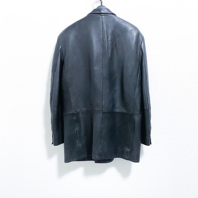 VINTAGE(ヴィンテージ)のold sheep leather double tailored jacket メンズのジャケット/アウター(レザージャケット)の商品写真