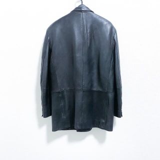 old sheep leather double tailored jacket