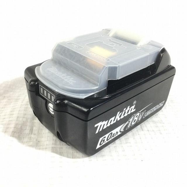 【ファッション通販】 ☆極美品☆makita マキタ 18V 6.0Ah 残量表示付き 純正 リチウムイオンバッテリー BL1860B 電池パック 充電池 急速充電対応 60338