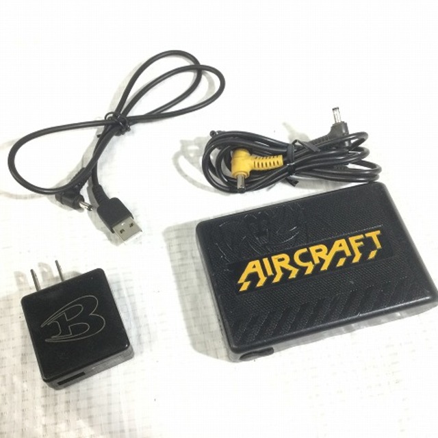 ☆中古品☆BURTLE バートル AIRCRAFT エアークラフト専用リチウムイオンバッテリー AC230 ファンユニット アダプター付き 60359