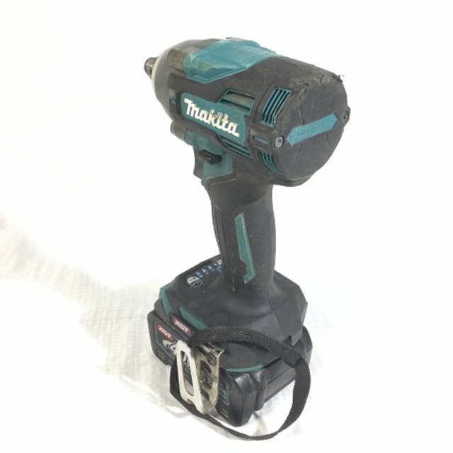 バイク☆品☆makita マキタ 40Vmax 充電式インパクトレンチ TW004GRDX 2.5Ahバッテリー2個(BL4025) 充電器(DC40RA) ケース付 60371