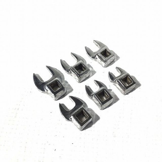 ☆中古品☆snap-on スナップオン 3/8 オープンエンド クロウフットレンチ 210FCOMA 10ピース 60386