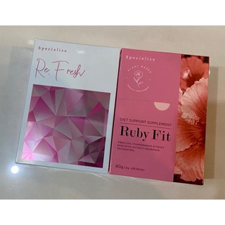 Re fresh 1箱、　Ruby Fit 1箱(ダイエット食品)