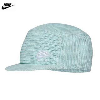 ナイキ(NIKE)の★送料無料★DE直輸入★ナイキ★チャンキー バイザー付きニットキャップ★P緑★(ニット帽/ビーニー)