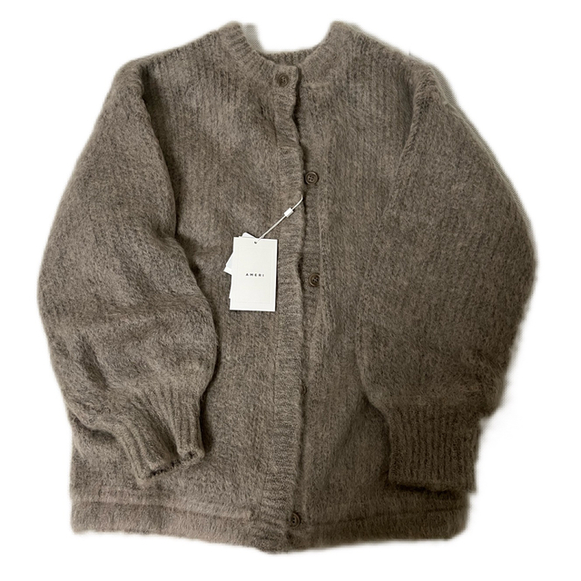 Ameri VINTAGE(アメリヴィンテージ)の2WAY MOHAIR SHAGGY KNIT レディースのトップス(カーディガン)の商品写真