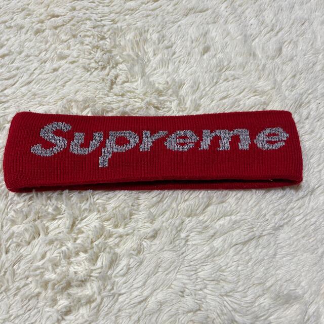 Supreme New Era® Big Logo Headband Red