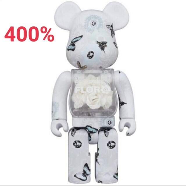 エンタメ/ホビーBE@RBRICK FLOR@ #2 White 400％