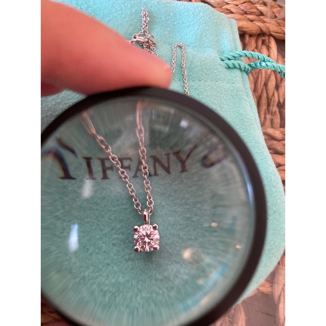 専用Tiffany⭐️ティファニーソリティアプラチナダイヤモンドネックレス極美品アクセサリー