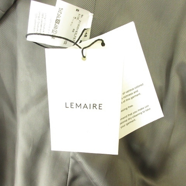 LEMAIRE - ルメール ハリスツイード 21AW ステンカラー コート 48