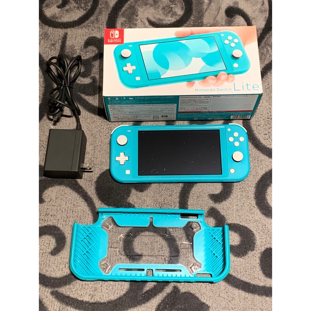 Nintendo switch lite ターコイズ　カバー付き