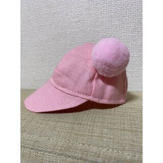 ちびぬい　ぬい用　キャップ　帽子　ピンク(その他)