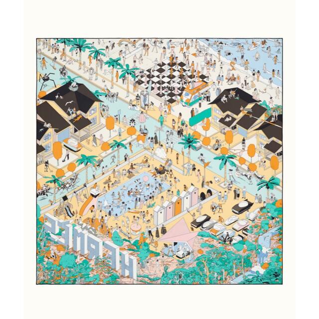 予約中!】 Hermes - オン ザ ビーチ スカーフ カレ90 2022ss 新品