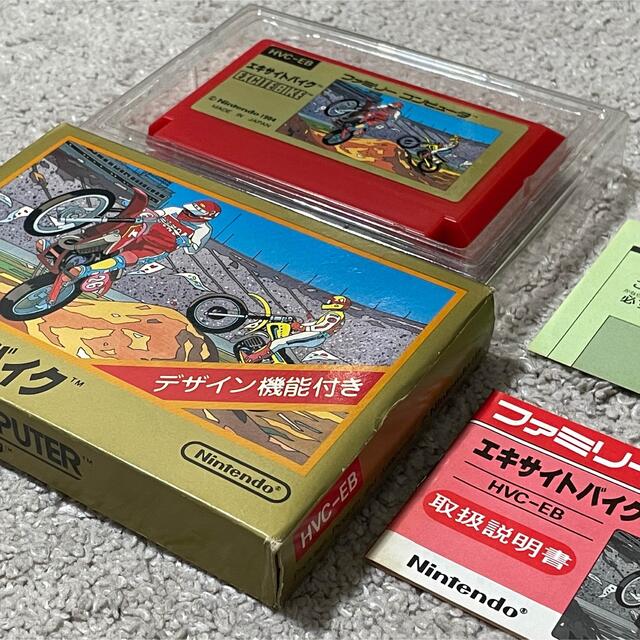 エディット自由のモトクロス! 動作確認済 良品〜美品 エキサイトバイク 箱説付き 2